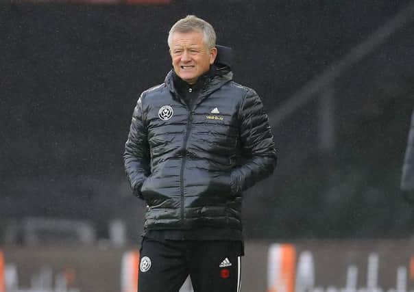 Chris Wilder manager of Sheffield United.   Picture: David Klein/Sportimage