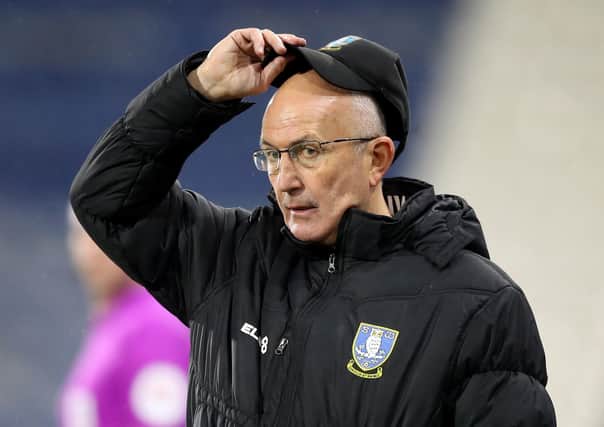 Sheffield Wednesday manager Tony Pulis dejected on the touchline (Picture: PA)