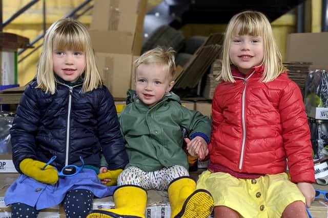 The next generation: Kate and Jenni's children Beth, Arthur and  Tilly spent lockdown together on the farm