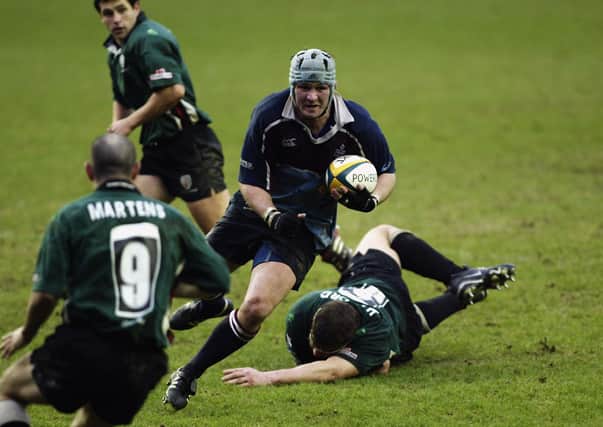 CLAIM: Neil Spence, action for Rotherham Titans during a Powergen Cup Quarter Final match against London Irish in January  2003. Picture: Warren Little/Getty Images