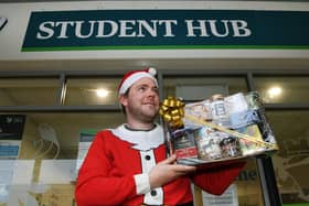 Pictured Chris Hoyle, who has become a Christmas champion at the University of York for spearheading festive support and goodwill for care leavers in higher education at the university. Photo credit: Jonathan Gawthorpe/ JPIMediaResell