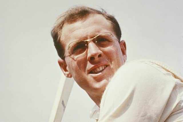 Sixties style: England and Yorkshire batsman Geoff Boycott. (Picture: Allsport UK/Getty Images)