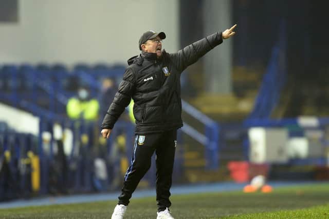 The only way is UP for Sheffield Wednesday and boss Tony Pulis     Picture: Steve Ellis