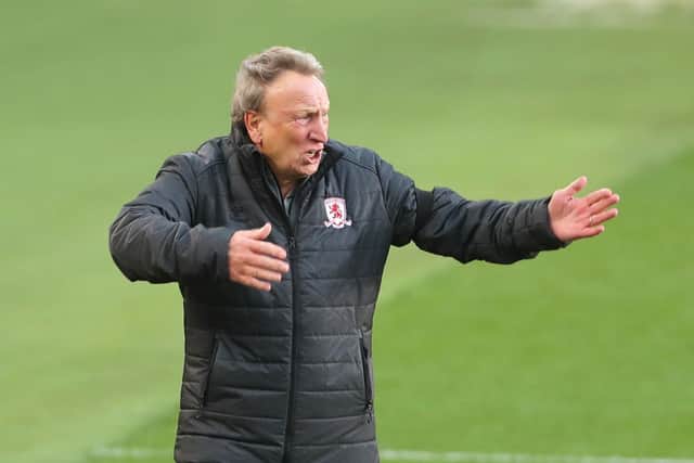 Middlesbrough manager Neil Warnock will be aware that Home form is underpinning his team's seaso. Picture,: Richard Sellers/PA