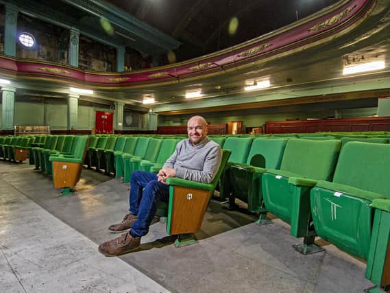 Jonny Best at Sheffield's Abbeydale Picture House, which is celebrating its 100th birthday Picture: Tony Johnson