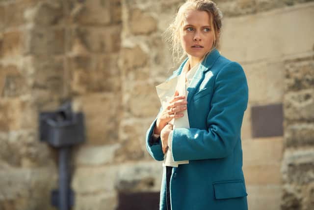 Teresa Palmer plays Diana Bishop in the returning series of Sky TV's A Discovery of Witches, adapted from the Deborah Harkness best-selling trilogy of novels. Photo credit: © Sky UK Limited.