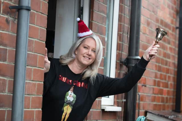 Mary Beggs-Reid, of Harrogate, who has suggested ringing bells on your doorstep on Christmas Eve. Image: Mark Bickerdike Photography