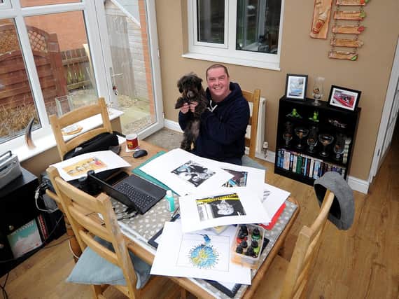 Graeme Bandeira spent much of 2020 working from his conservatory at his Harrogate home