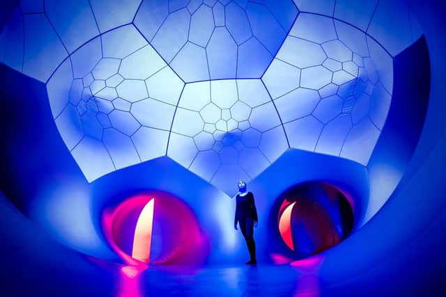 Natalie Dalkiran explores The Luminarium, a giant interactive art installation, forming part of the Harrogate International Festivals in Yorkshire. File pic from 2018 by Press Association.