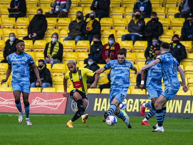 Harrogate Towns Brendan Kiernan. Picture Tony Johnson