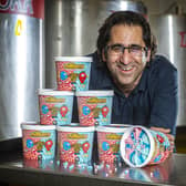 Pino Nobile, owner of Hilton's Ice Cream, who has collaborated with the people who make Millions sweets to make Millions Ice Cream from his Bradford-based factory. Picture Tony Johnson