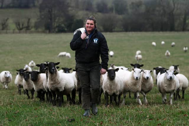Lucy is a shepherdess with a sideline business in ewe scanning