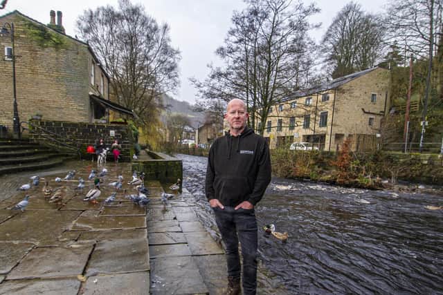 Matt watched his Flying Saucers pottery cafe devastated by flood water five years ago