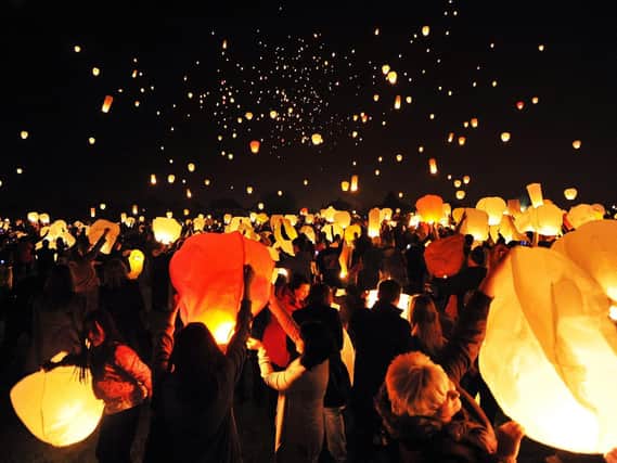 The British Horse Society is asking people to think twice before releasing sky lanterns this festive period
