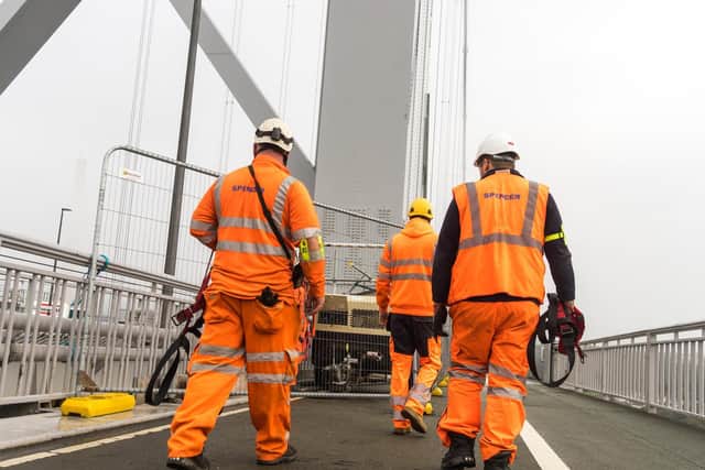 The firm has done similar work on the Forth Road Bridge