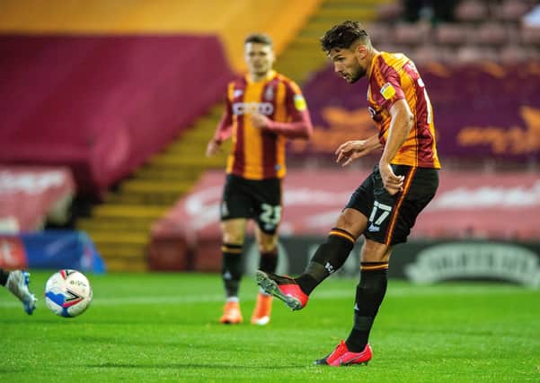 BACK IN THE GAME: Bradford City's Gareth Evans. Picture: Bruce Rollinson