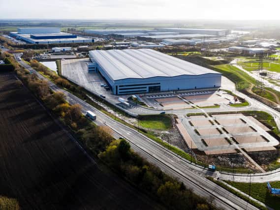 Trebor Developments and Hillwood have completed the construction of a 411,470 sq ft speculative industrial unit in Doncaster