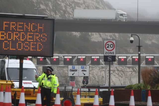 The week began with lorries forbidden from crossing the English Channel to france due to a new strain of Covid.