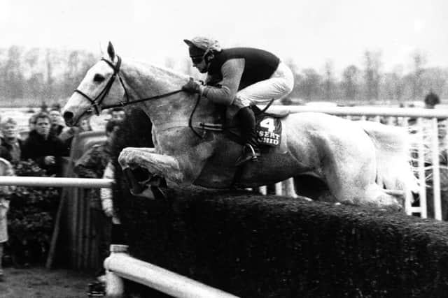Desert Orchid won his first two King Georges under Simon Sherwood before the jockey retired.