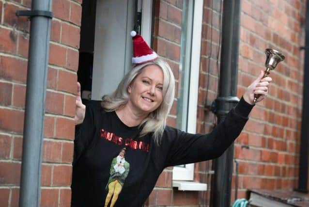 Mary Beggs-Reid, of Harrogate, has suggested ringing bells on doorsteps on Christmas Eve. Picture: Mark Bickerdike.