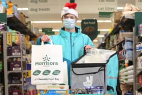 Morrisons is teaming up with Deliveroo.