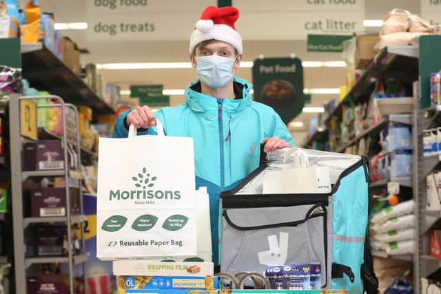 Morrisons is teaming up with Deliveroo.