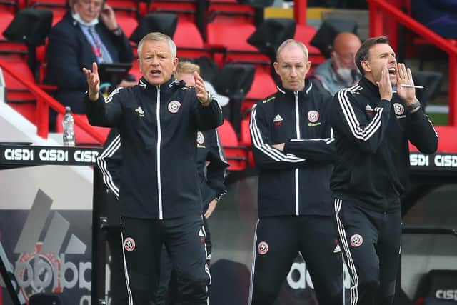 TOUGH TIMES: Chris Wilder has found it difficult to stick to the same systems with his Sheffield United team. Picture: Simon Bellis/Sportimage