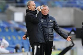 BIG ASK: Sheffield United boss Chris Wilder and assistant Alan Knill have a massive job ahead of them to try and avoid relegation. Picture: David Klein/Sportimage