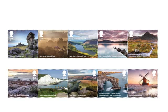 The full collection of National Park stamps