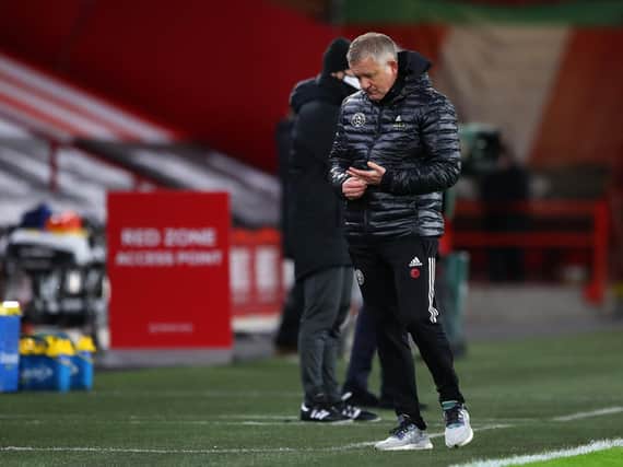 DISAPPOINTMENT: Sheffield United manager Chris Wilder