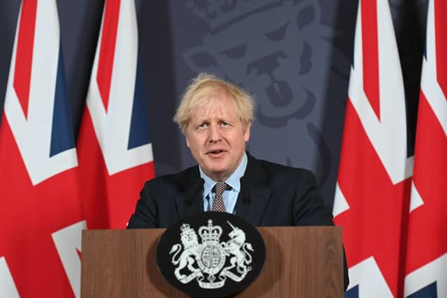 Boris Johnson says Brexit is an opportunity to level up the country.