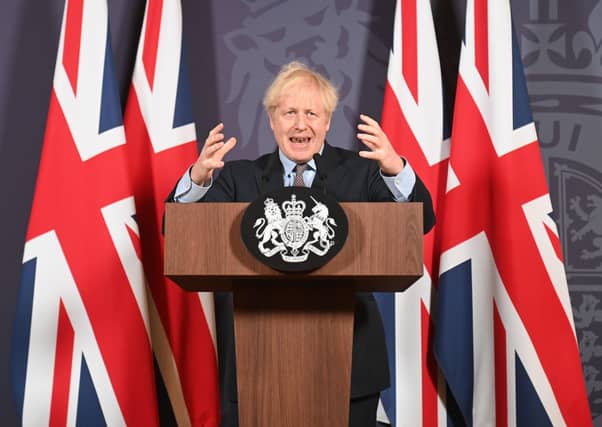 Boris Johnson sets out his Brexit trade deal in a Christmas Eve press conference.