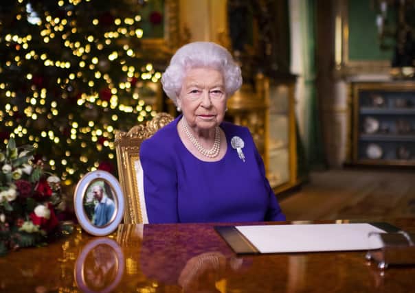 The Queen has delivered a Christmas broadcast from a socially distanced Windsor Castle.