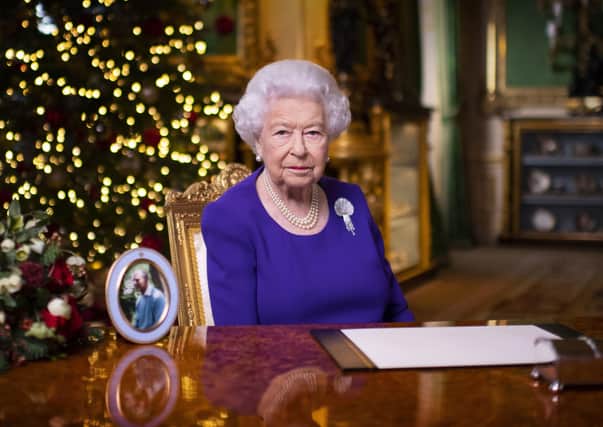 The Queen has delivered her Christmas message from Windsor Castle.