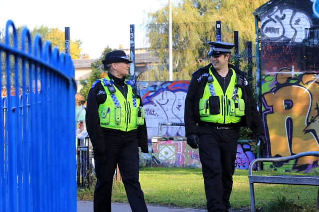South Yorkshire Police officers in Sheffield