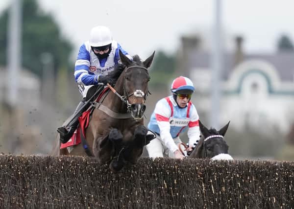 Bryony Frost and Frodon on their way to King George VI Chase history at Kempton.