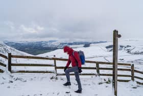 Snow in Yorkshire on Tuesday (Image: SWNS/Tom Maddick)