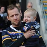 Leeds Rhions legend Rob Burrow and his young son Jackson - the former player, now battling MND, is among those to be recognised in the New Year honours.
