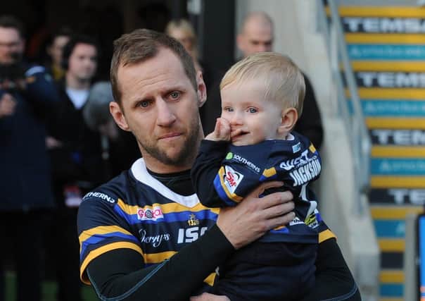 Leeds Rhions legend Rob Burrow and his young son Jackson - the former player, now battling MND, is among those to be recognised in the New Year honours.