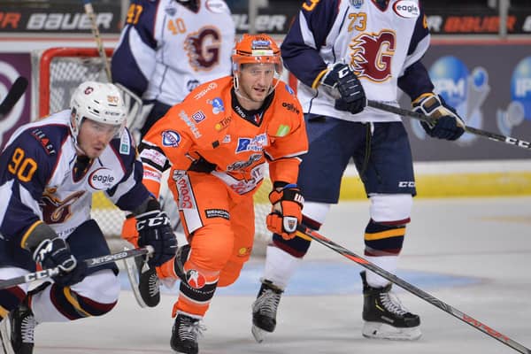 BRING IT BACK: Top-flight ice hockey, involving the likes of Sheffield Steelers could return in February. Picture courtesy of Dean Woolley.