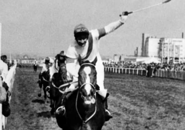 This was Bob Champion winning the 1981 Grand National on Aldaniti - and a tide of public affection.