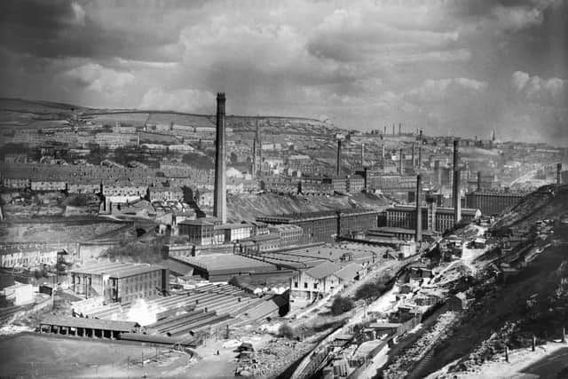 The Dean Clough group of mills (Crossley Carpets) in Halifax in August 1939. (JPIMedia).
