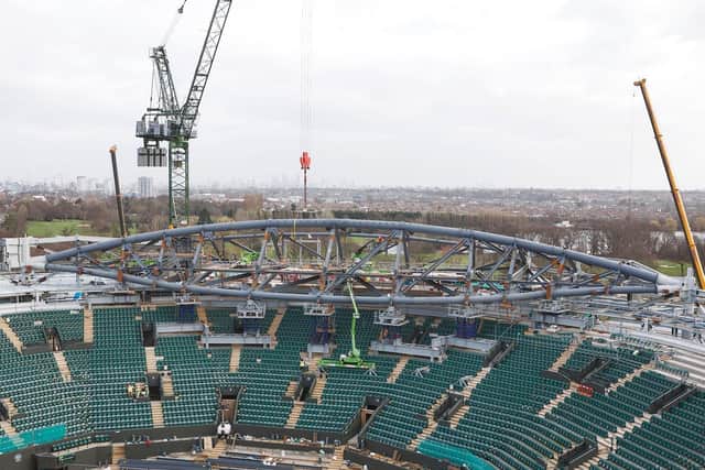 This year Ismail Mulla has picked out Severfield, who have worked on Wimbledon among other projects.