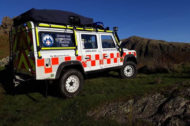 Two recent call outs for the Coniston Mountain Rescue Team has prompted a call for potential visitors travelling to the Lake District from Tier 3 or Tier 4 areas to stay at home, warning it is putting people’s lives at risk. Photo credit: Coniston Mountain Rescue Team