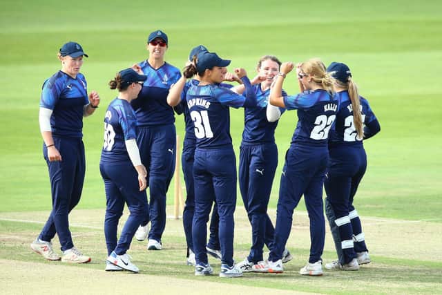 The Northern Diamonds' ability to reach the final of the 2020 Rachel Heyhoe Flint Trophy helped raise the appeal of the women's game, believes Yorkshire CCC chief executive, Mark Arthur. Picture by Ash Allen/SWpix.com