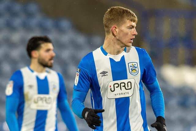 Bow: Keiran Phillips made his  Huddersfield Town bow as a late substitute.