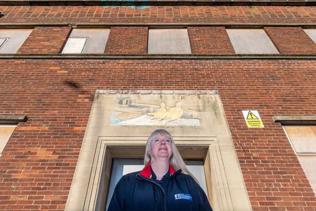 Supt Sal Van Beem outside the former Fishermen's Mission in Hull  Picture: James Hardisty