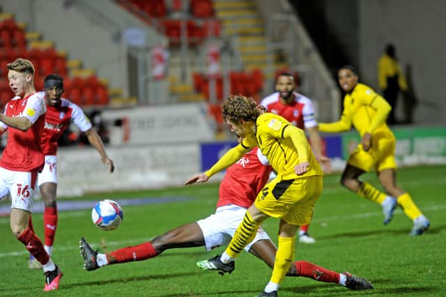 Rotherham United, seen in action against Barnsley on December 29, have seen anumberof their recent games postponed because of Covid-19. Picture: Steve Riding.