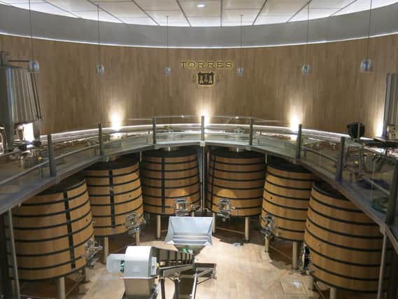 The Torres winery is built underground to save refrigeration.