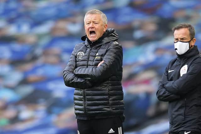 STRENGTH: Sheffield United manager Chris Wilder. Picture: David Klein/Sportimage